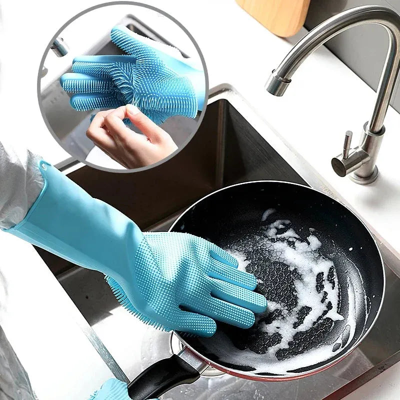 WaterProof Washing Gloves Stainless Steel Slap Chop Vegetable Slicer