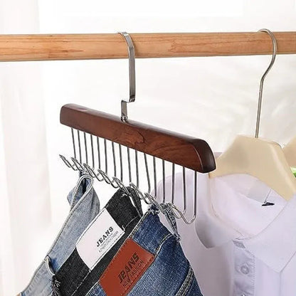 2Pc Wooden Hook Holder – Closet & Bedroom
