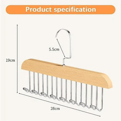 2Pc Wooden Hook Holder – Closet & Bedroom