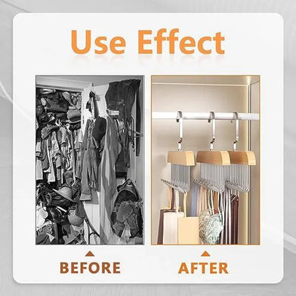 2Pc Wooden Hook Holder – Closet & Bedroom