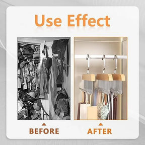 2Pc Wooden Hook Holder – Closet & Bedroom