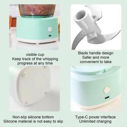 Portable Mini Electric Food Chopper