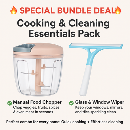 Window Cleaning Spray Wiper Manual Chopper