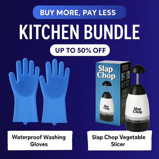 WaterProof Washing Gloves Stainless Steel Slap Chop Vegetable Slicer