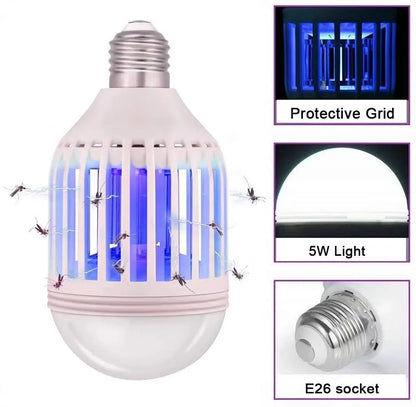 Mosquito Killing Lamp Bug Zapper Light Bulb