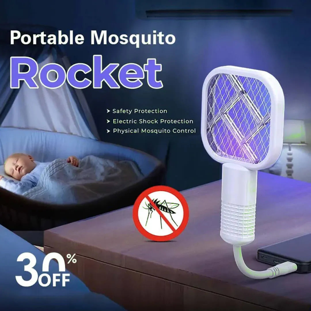 Mini USB portable mosquito racket