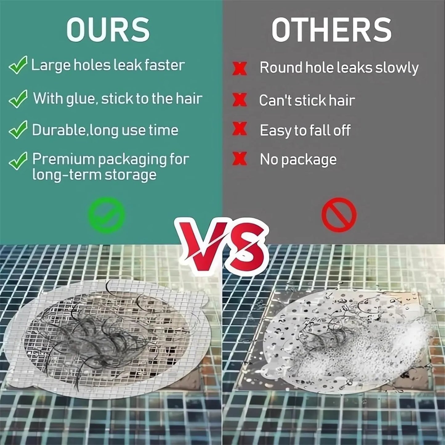 Multi-Purpose Drain Filters for Kitchen & Bathroom