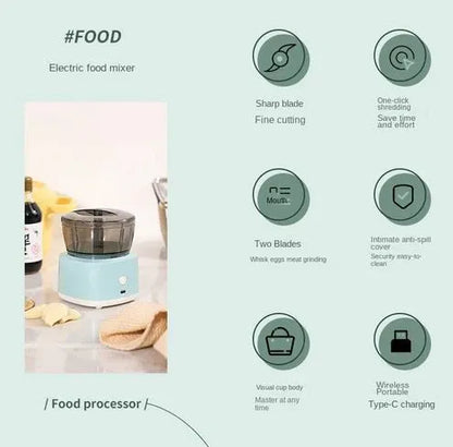 Portable Mini Electric Food Chopper