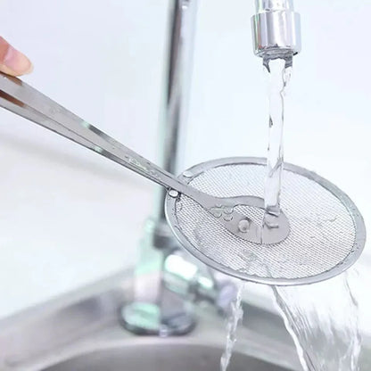 Deep Frying Tong with Oil Strainer