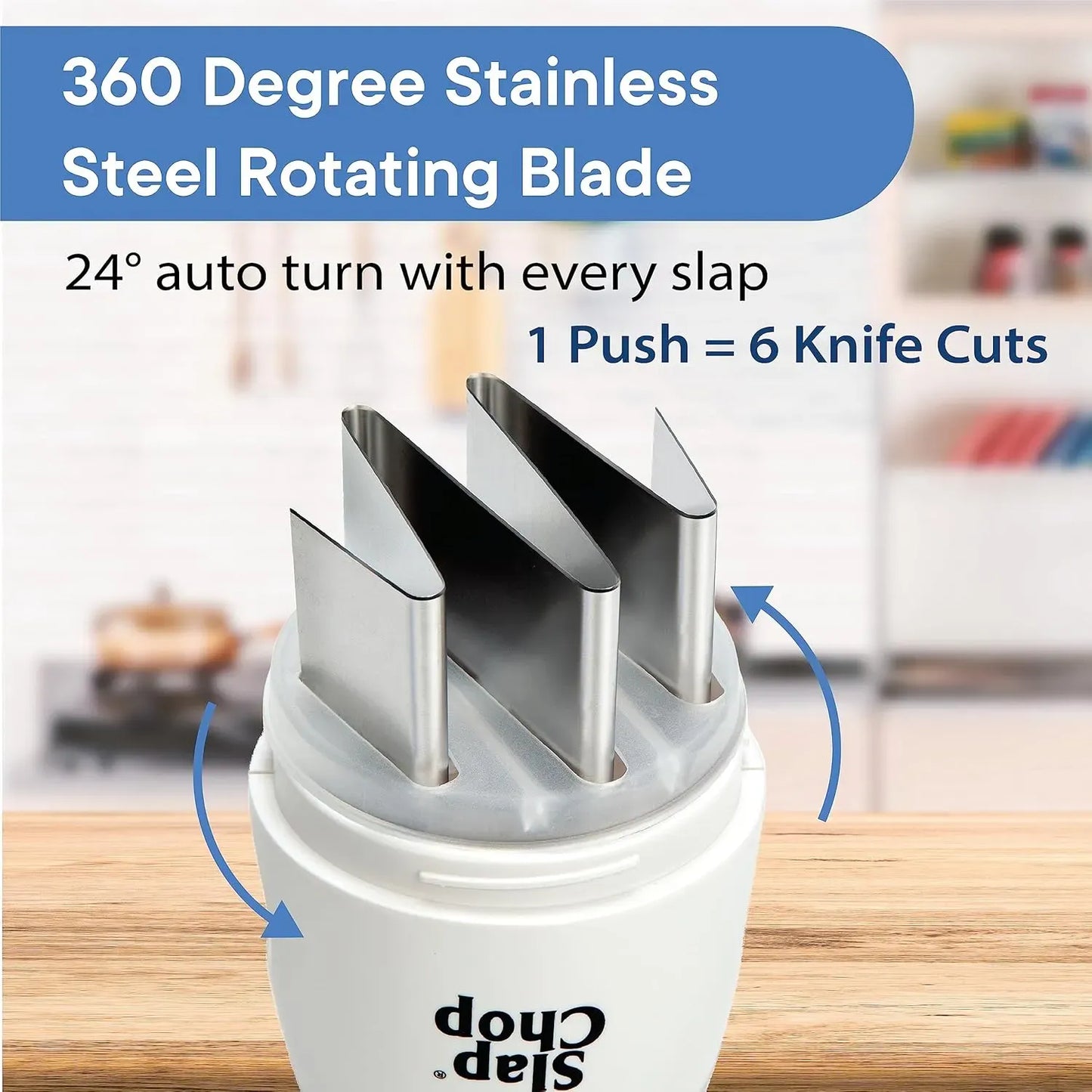 KNIFE SHARPNER Stainless Steel Slap Chop Vegetable Slicer