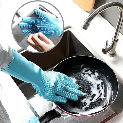 WaterProof Washing Gloves Stainless Steel Slap Chop Vegetable Slicer