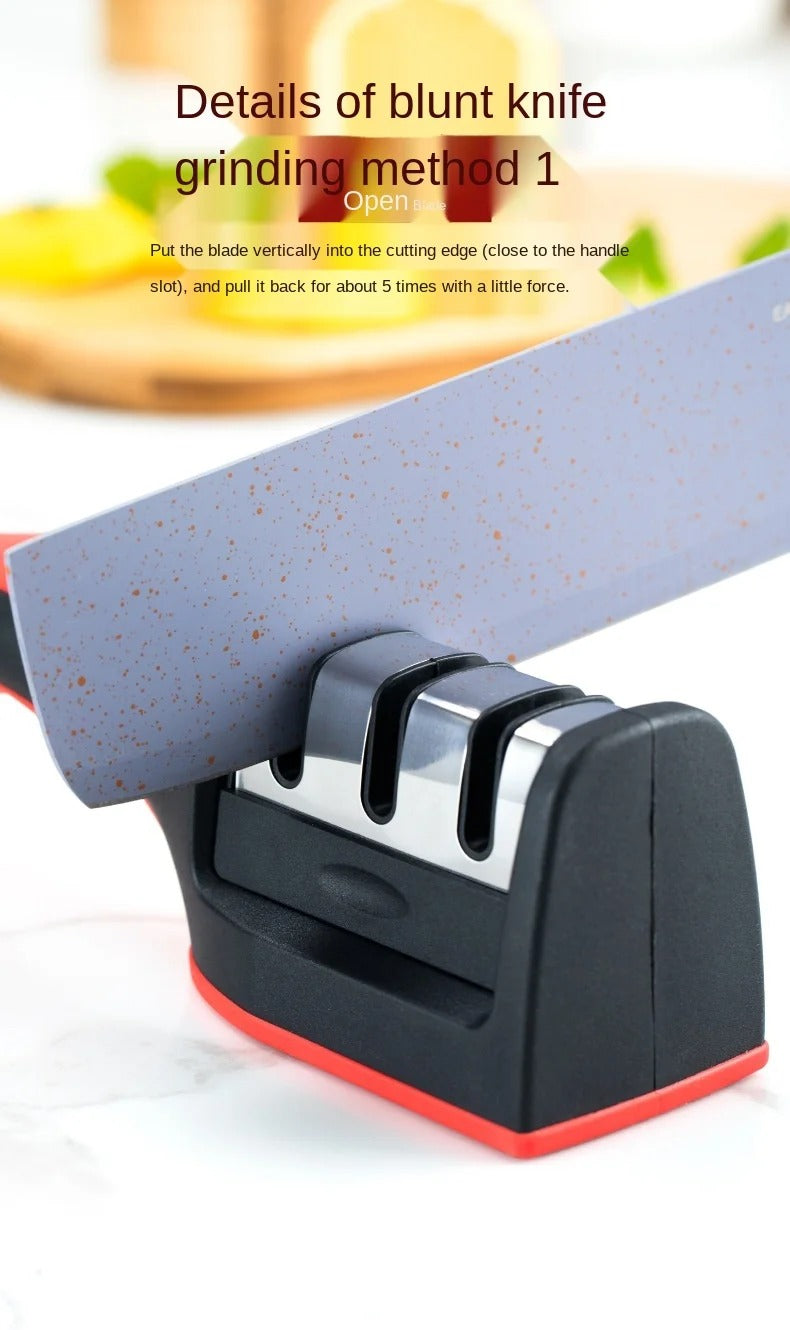 KNIFE SHARPNER Stainless Steel Slap Chop Vegetable Slicer