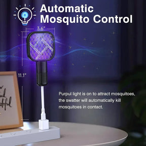 Mini USB portable mosquito racket