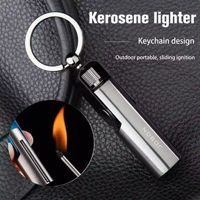 Stylish Windproof Lighter Keychain for Men